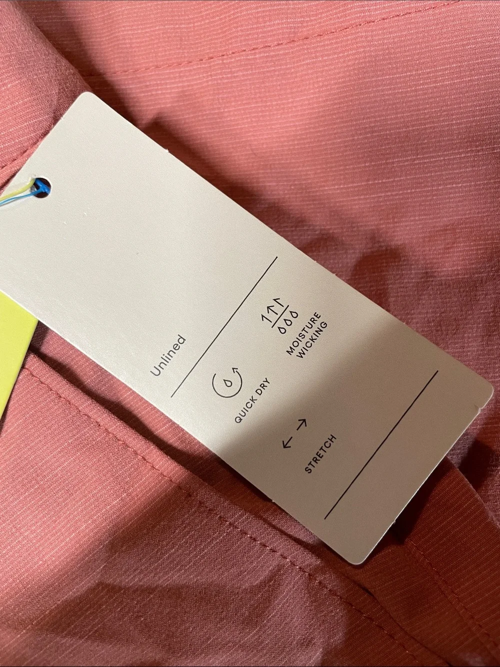 All In Motion Mens 7” Unlined Golf Shorts Sand Size 34 | NWT